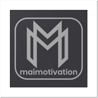 maimotivation Logo - Gray Posters and Art